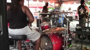 Reggae Drummer Dyrol (Chops) Randall with Lights Out Project part 1