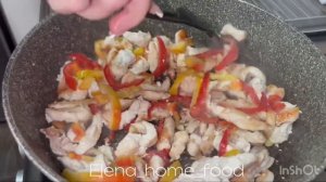 Быстрая и очень вкусная жареная фунчоза😉💐😋