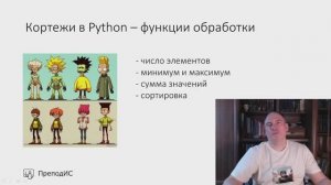 Кортеж в Python - функции обработки