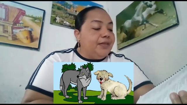 #LECTURAENCASA - FABULA DEL LOBO Y EL PERRO  -  Educate con Lina