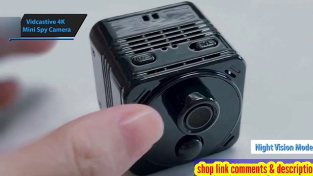 Vidcastive 4K Mini Spy Camera - best spy camera in 2024 смотреть онлайн