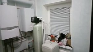 Монтаж водоочистки для частного дома. Умягчитель и обезжелезиватель воды в одном баллоне