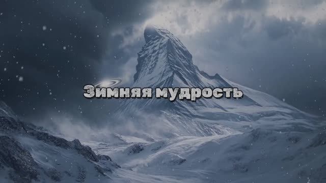Зимняя мудрость #козерог
