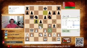 Играем на Lichess.org  блиц 5+0 межклубный турнир  №19, Артём Овчинников, шахматы [RU] lichess.org
