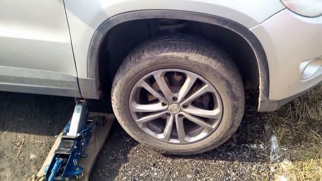 Замена ступицы Фольксваген Тигуан  поиск неисправности