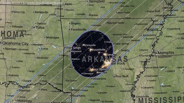 NASA animation shows entire path of totality for April 8, 2024 solar eclipse