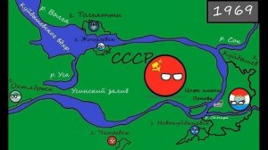 История Самары и Тольятти на карте (countryballs)