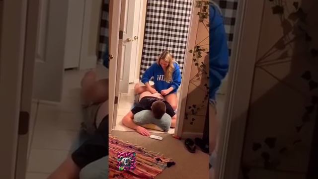 Страшные кадры домашнего насилия (18+)