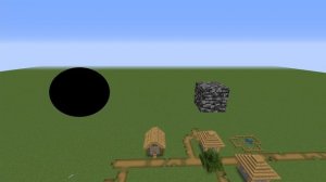 BLACK HOLE VS BEDROCK - MINECRAFT