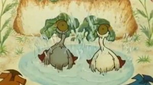 Жили у бабуси два весёлых гуся - Детская песня мультик