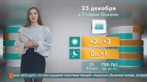 Погода в Старом Осколе на 25 декабря