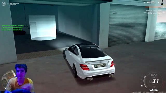 Я НЕ МОГУ БЕЗ НЕЕ!!! (MERCEDES C63 AMG) MTA CCD Planet