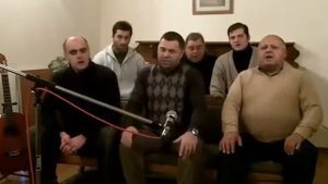 Грузинское многоголосие по русски: Только глянет над Москвою утро