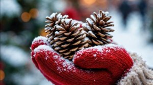 Доброе зимнее утро магия настроения видео-открытка