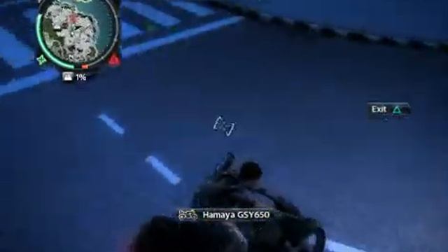 Just Cause 2  Dudes face meets back of a truck and dissappearing plane