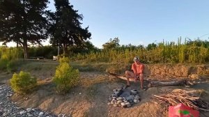 Гумиста. Абхазия. Шашлыки на море.