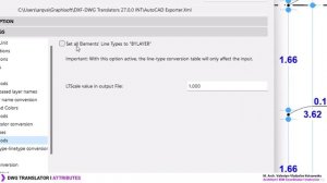 15. Конвертер DWG, атрибуты