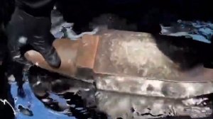 В ртути плавает наковальня.  An anvil floats in mercury.