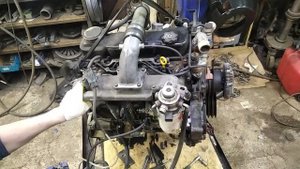 запуск двигателя Ниссан QD32eti с мех тнвд