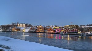 Норвегия - Пешеходная экскурсия по леденящему холоду в формате 4K HDR