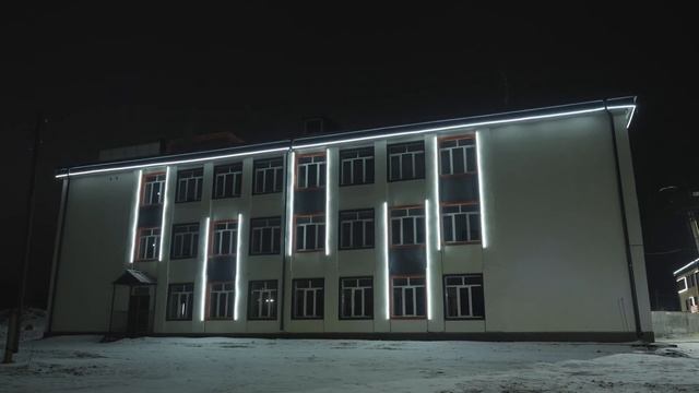 Подсветка зданий Гибким неоном | Неоновое освещение смотреть онлайн