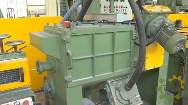 Дробеструйная машина непрерывного действия для удаления окалины со стальной проволоки смотреть онлайн