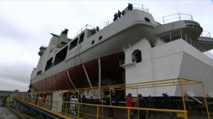 «Таких не было»: в Петербурге спустили на воду корабль «Николай Зубов»