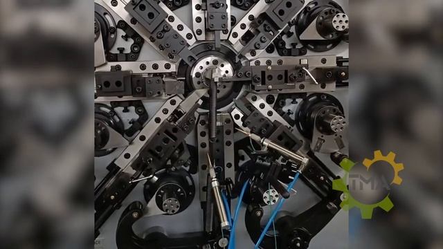 Станок-мультиформер с ЧПУ для формования пружин смотреть онлайн