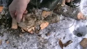 огонь от проволоки метод трения