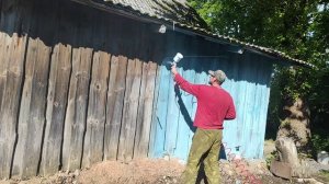 Как и чем можно быстро покрасить фасад стен дома. #Как_покрасить_стены_дома