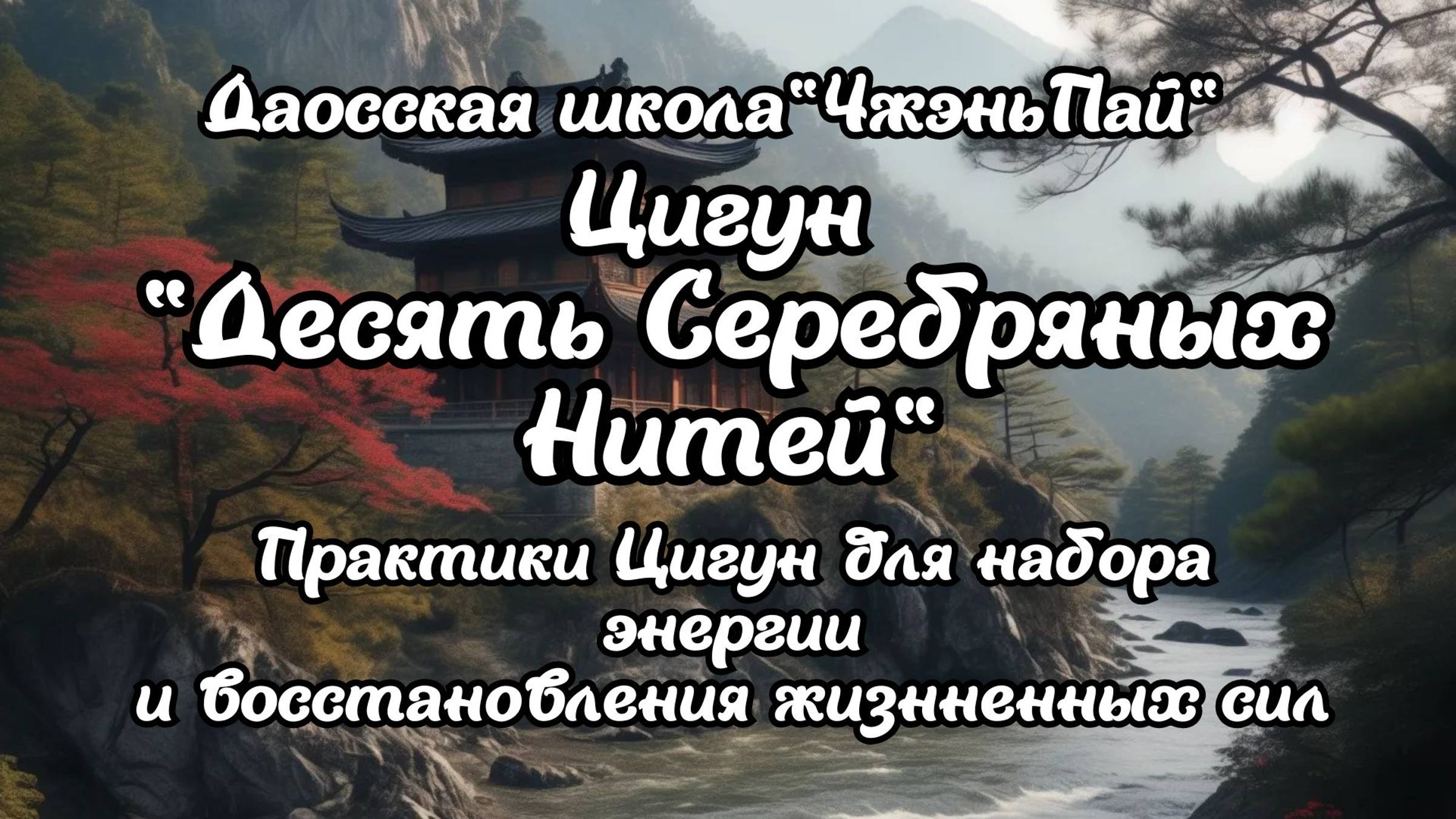 Цигун Десять Серебряных Нитей. Часть 1. Демонстрация всего комплекса.