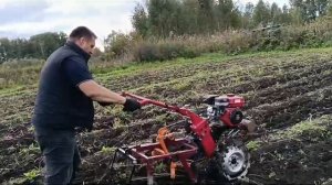 картофеле копалка грохотная