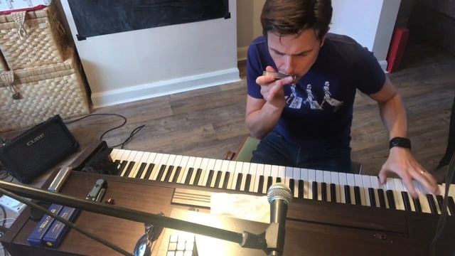 THEY CALL ME THE BREEZE - J.J.CALE - PIANO & HARMONICA, BOOGIE STYLE COVER смотреть онлайн