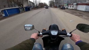 Открыл сезон на Honda giorno