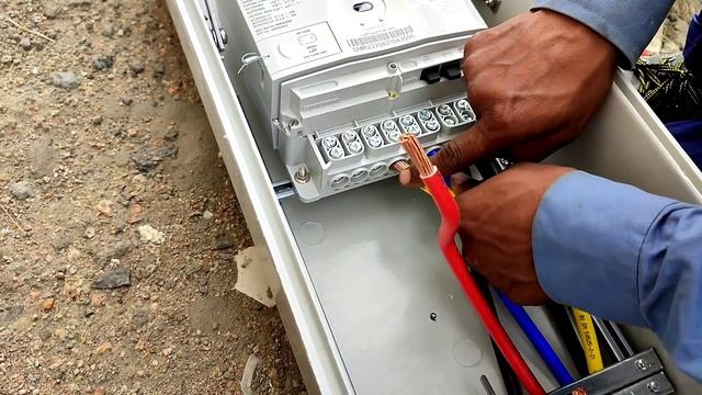 Meter Connection |How to install 3 Phase Energy Meter | Residential Smart meter installation proces