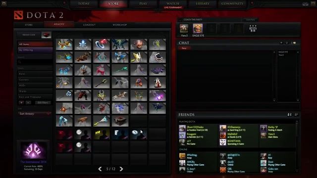 Dota 2 Player Cards Opening from TI4 Compendium #11