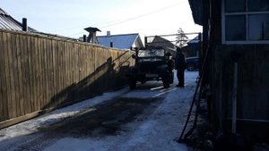 Дедушкин ГАЗ-69. Первый запуск и выезд после замены двигателя!