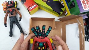 Lots of skibidi toilet upgrade speakerman,clockman  lego camera man ,titan tv man action figure 34