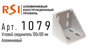 1079 | Алюминиевый угловой соединитель 100х100