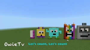 Numberblocks Minecraft COUNTING BY 18s Learn to Count | Skip Counting by 18s Learning Songs For Kid