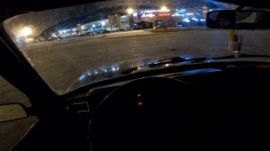 ПОКАТУШКИ БОКОМ НА ВАЗ 2107, ПО ГОРОДУ ОТ ПЕРВОГО ЛИЦА, первый снег 4К