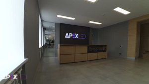 Светодиодный экран на reception / LED screen at reception