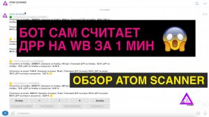 Рекламный Дашборд ATOM SCANNER, как автоматически считать ДРР, и ежедневно анализировать рекламу WB