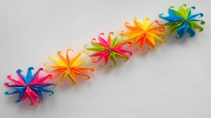 Новогодняя Гирлянда из бумаги