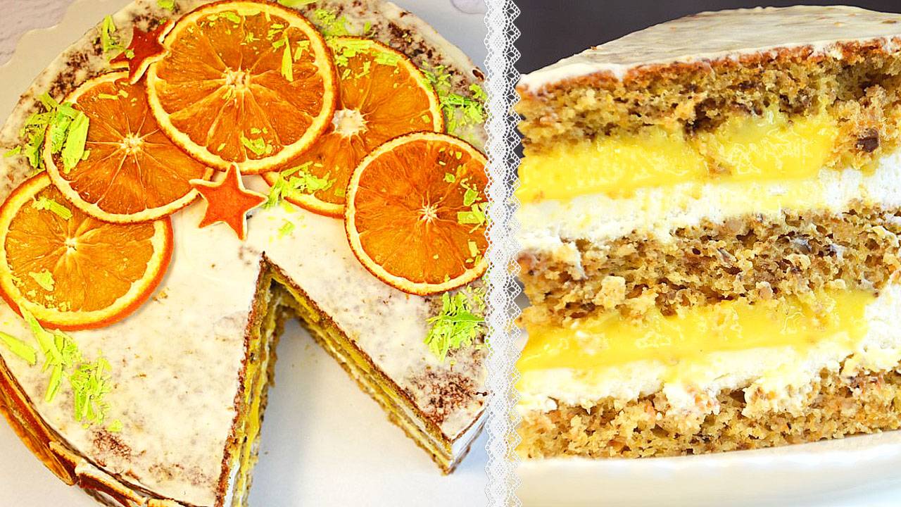 МОРКОВНЫЙ ТОРТ С АПЕЛЬСИНОВОЙ ПРОСЛОЙКОЙ 🥕🍊 | СОЧНЫЙ И НЕЖНЫЙ ДЕСЕРТ, КОТОРЫЙ ПОРАДУЕТ ВСЕХ! ✨