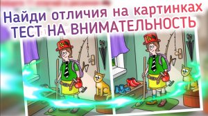 Найдите 11 отличий на картинках! Проверь свое внимание и память
