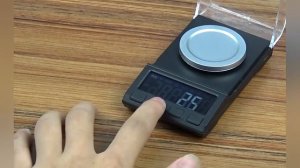 Точные портативные ювелирные весы 8068 (0,001-50 гр.), черные