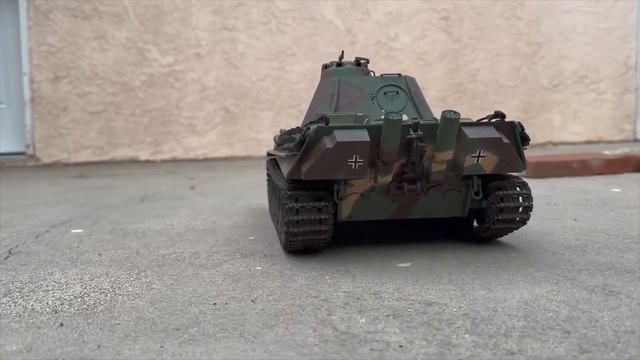 HENG LONG 1/16 RC GERMAN PANTHER G - OBSTACLE TEST RUN смотреть онлайн