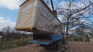 Онлайн видео отзыв - покупка и доставка строительной бытовки на дачный участок в Московской области