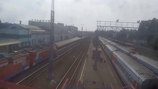 Электровозы ЭП1-??? /??? следуют резервом ст. Саратов 1 [ПРИВ.ЖД] смотреть онлайн